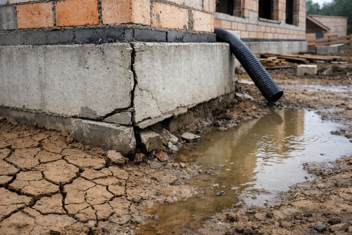Ce se întâmplă cu o fundație construită greșit pe teren argilos?