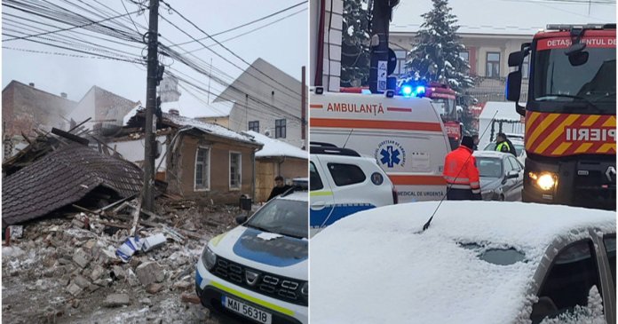 Explozie violentă la Poliția Rutieră din Lugoj: două persoane cu leziuni prin arsuri, spitalizate.