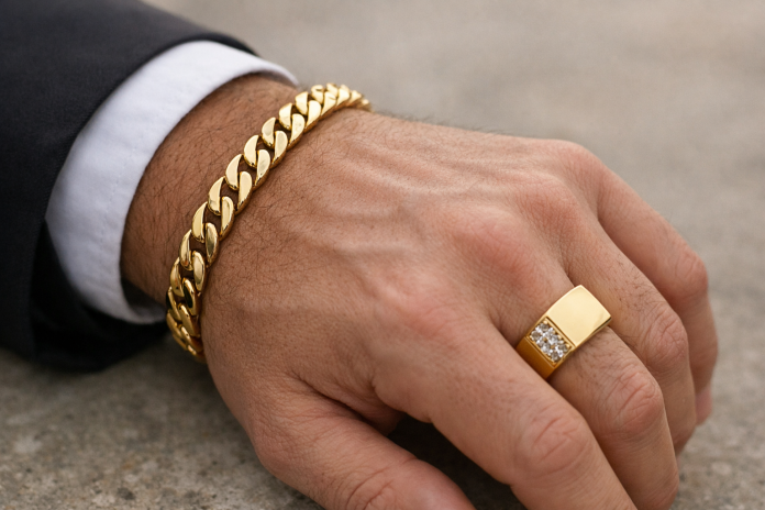 Bijuterii din aur pentru bărbați