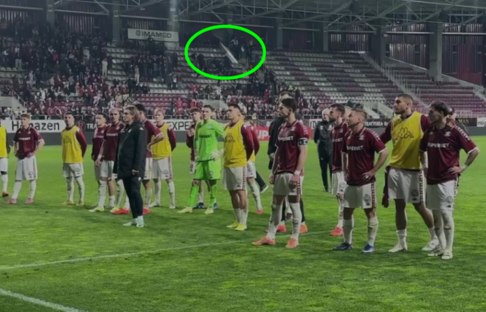 Scandal imens în Giulești după meciul Rapid - U Cluj: Fotbaliștii, înjurați de suporteri și agresați cu bățul de tobă!