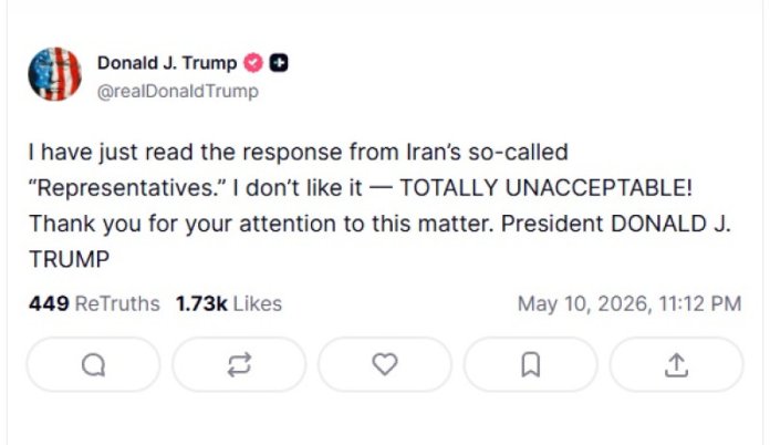 „Inacceptabil”: Prima reacție a lui Trump după reacția Iranului la oferta SUA de...