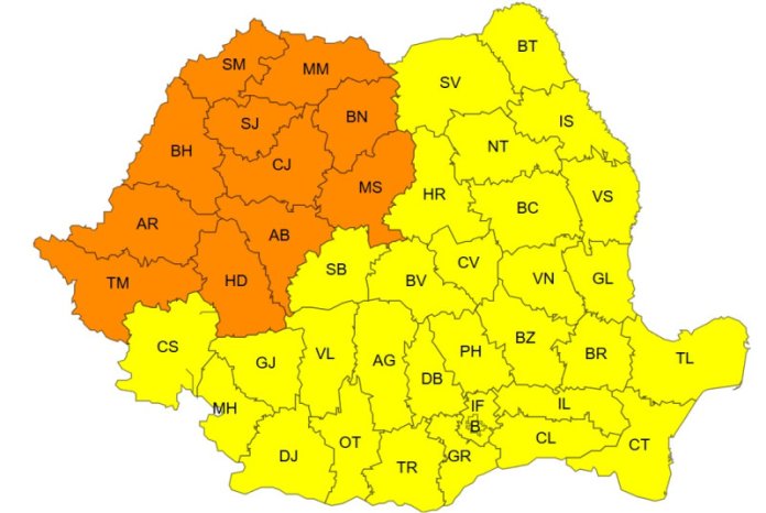 Canicula influențează întreaga națiune. ANM a inaugurat primul cod roșu al sezonului în 16 județe: temepraturi de până la...