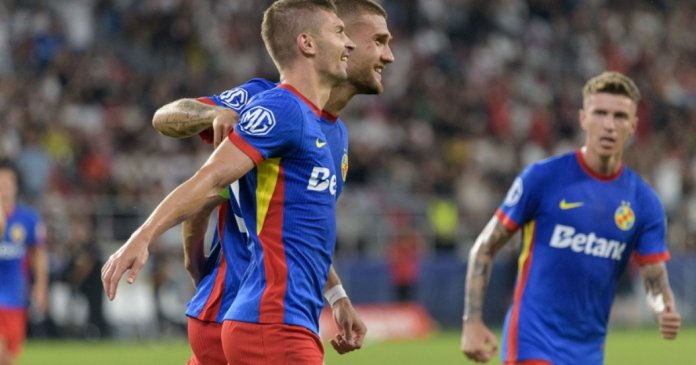 FCSB a fost înfrântă în prelungiri de FK Auda și se pregătește pentru un retur provocator în Conference...