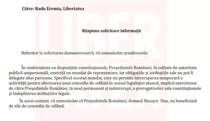 Nicușor Dan, fără zi de odihnă de când a început mandatul. Lămuririle președinției. Nicușor Dan, fără zi de odihnă de când a început mandatul. Lămuririle președinției.