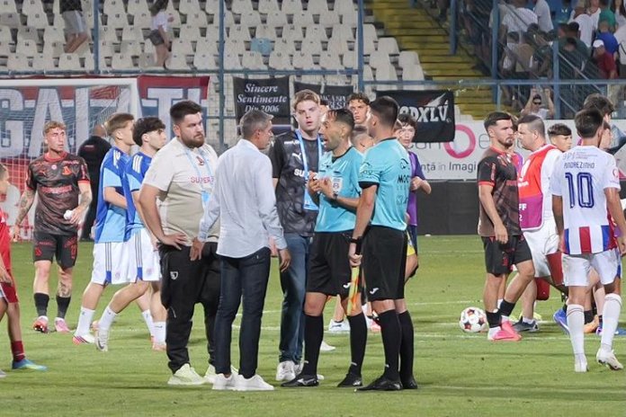 Nuno Campos a mers direct la oficialul de meci după Oțelul - Dinamo
